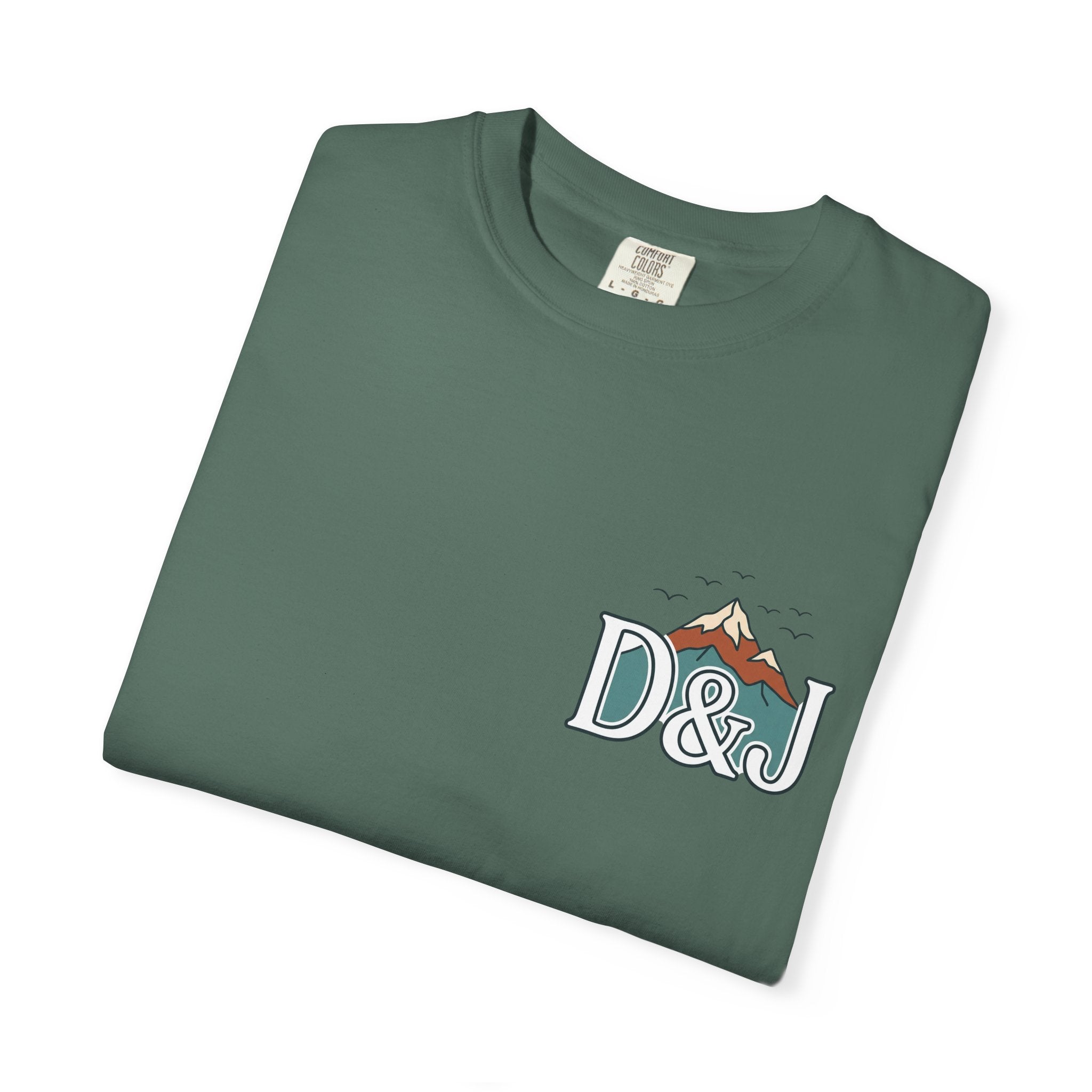 T-Shirt — 'Do Good Things and Good Things Will Happen' Mountain Waterfall Graphic
