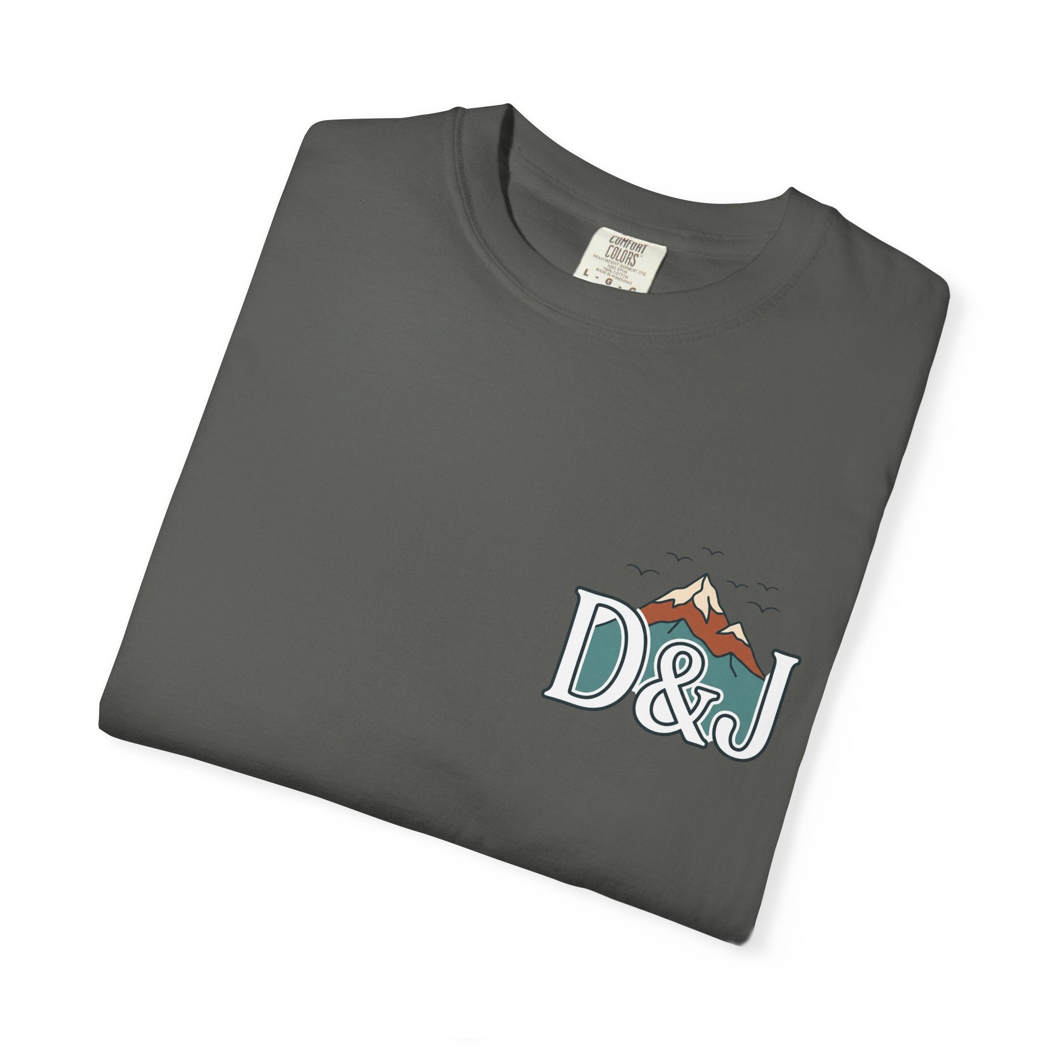 T-Shirt — 'Do Good Things and Good Things Will Happen' Mountain Waterfall Graphic