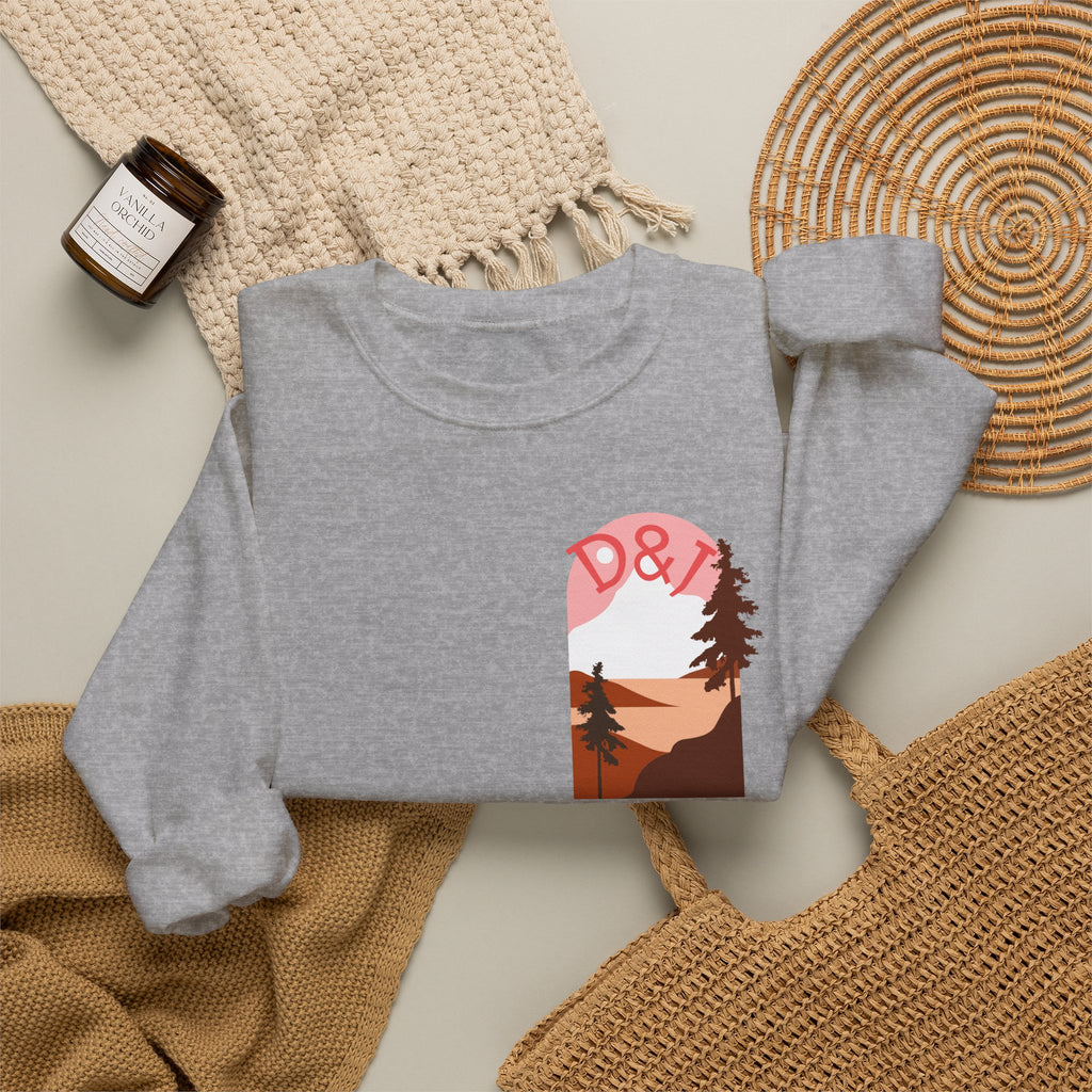 D&D Desert Sunset Crewneck Sweatshirt
