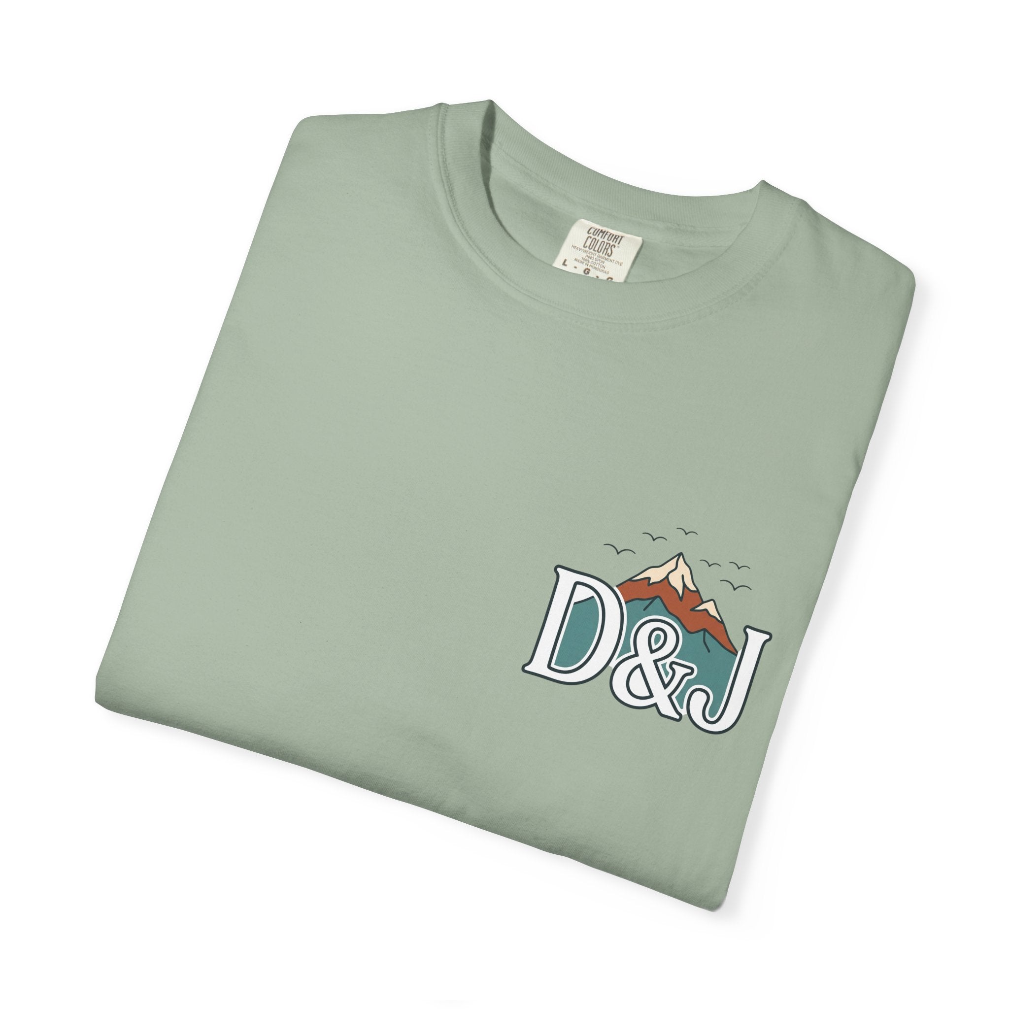 T-Shirt — 'Do Good Things and Good Things Will Happen' Mountain Waterfall Graphic