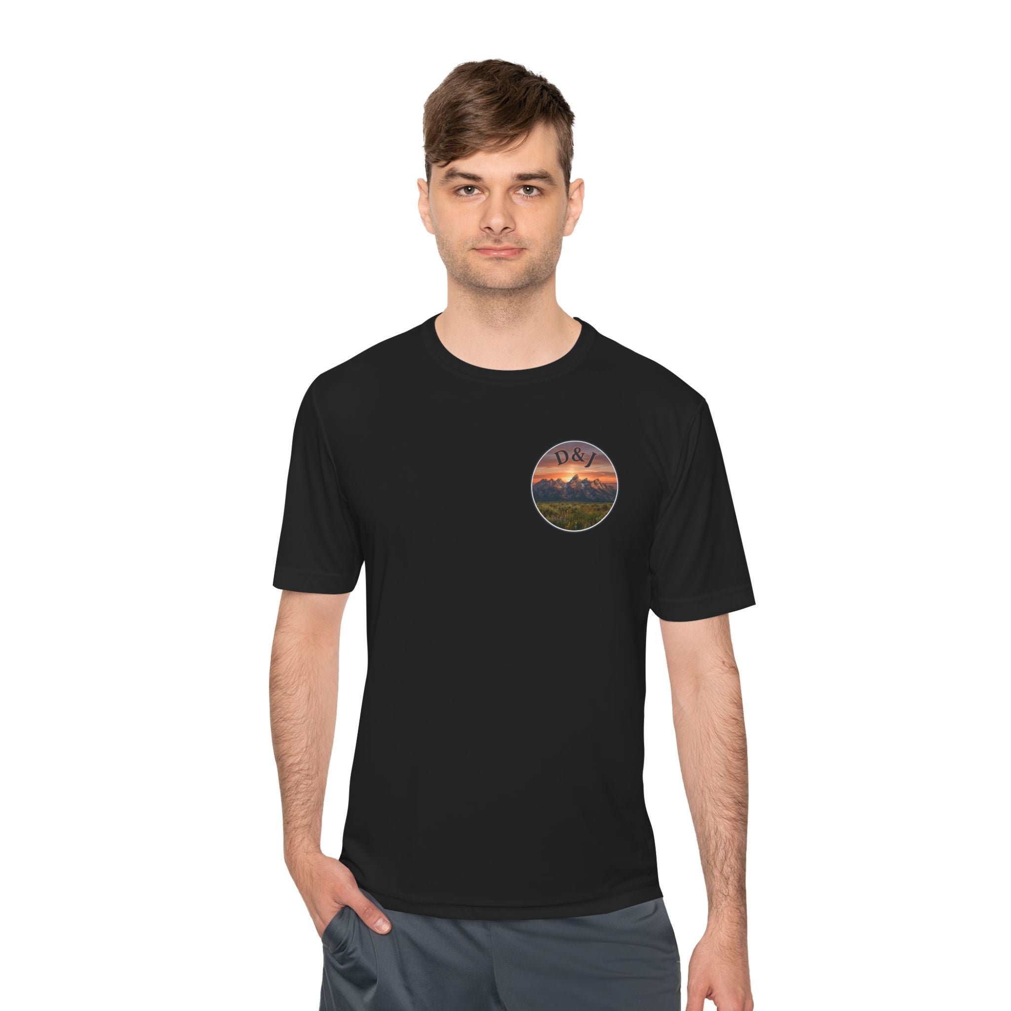 Trail Dogs Graphic Tee — Outdoor Hiking Labrador Print