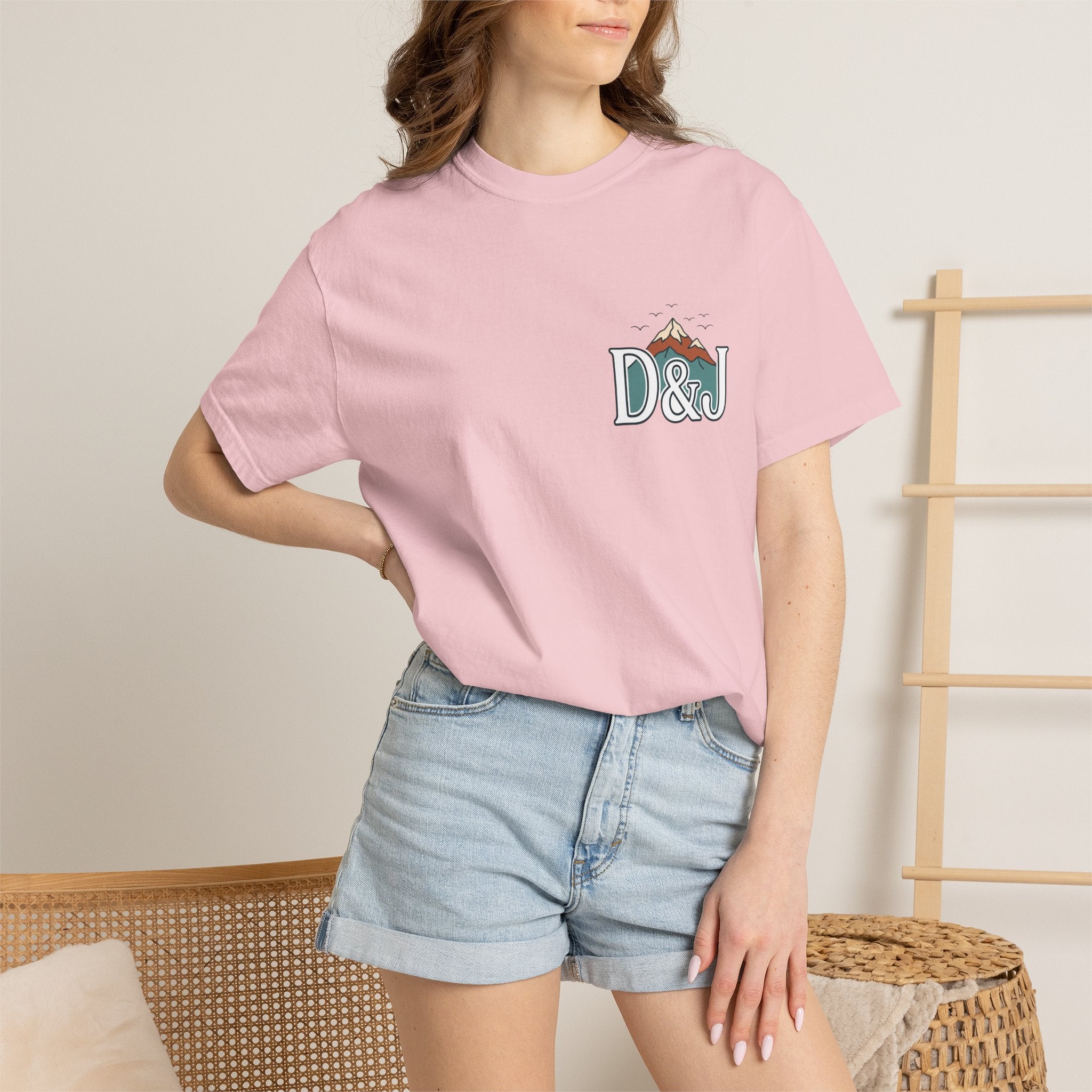T-Shirt — 'Do Good Things and Good Things Will Happen' Mountain Waterfall Graphic