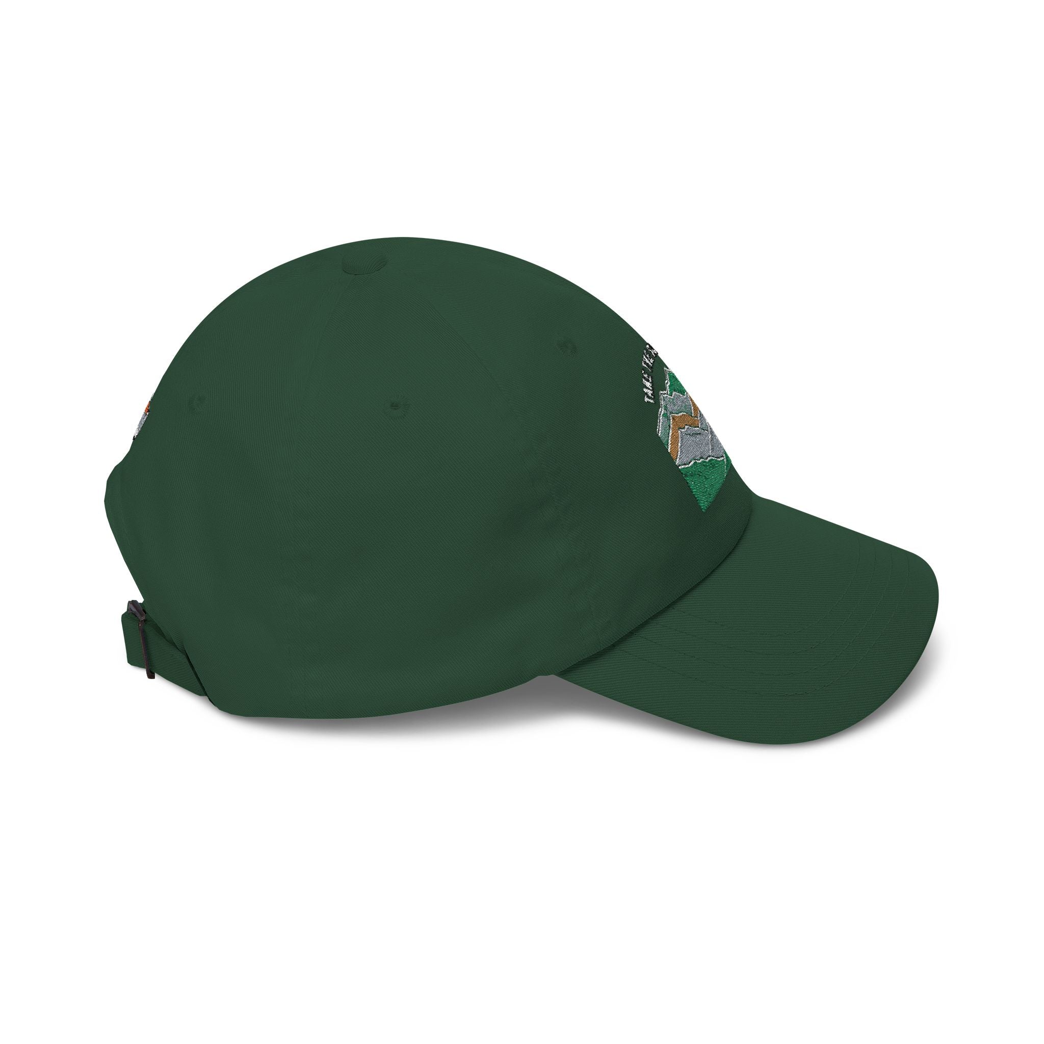 Mountain Range Embroidered Dad Cap — Outdoor Adventure Hat
