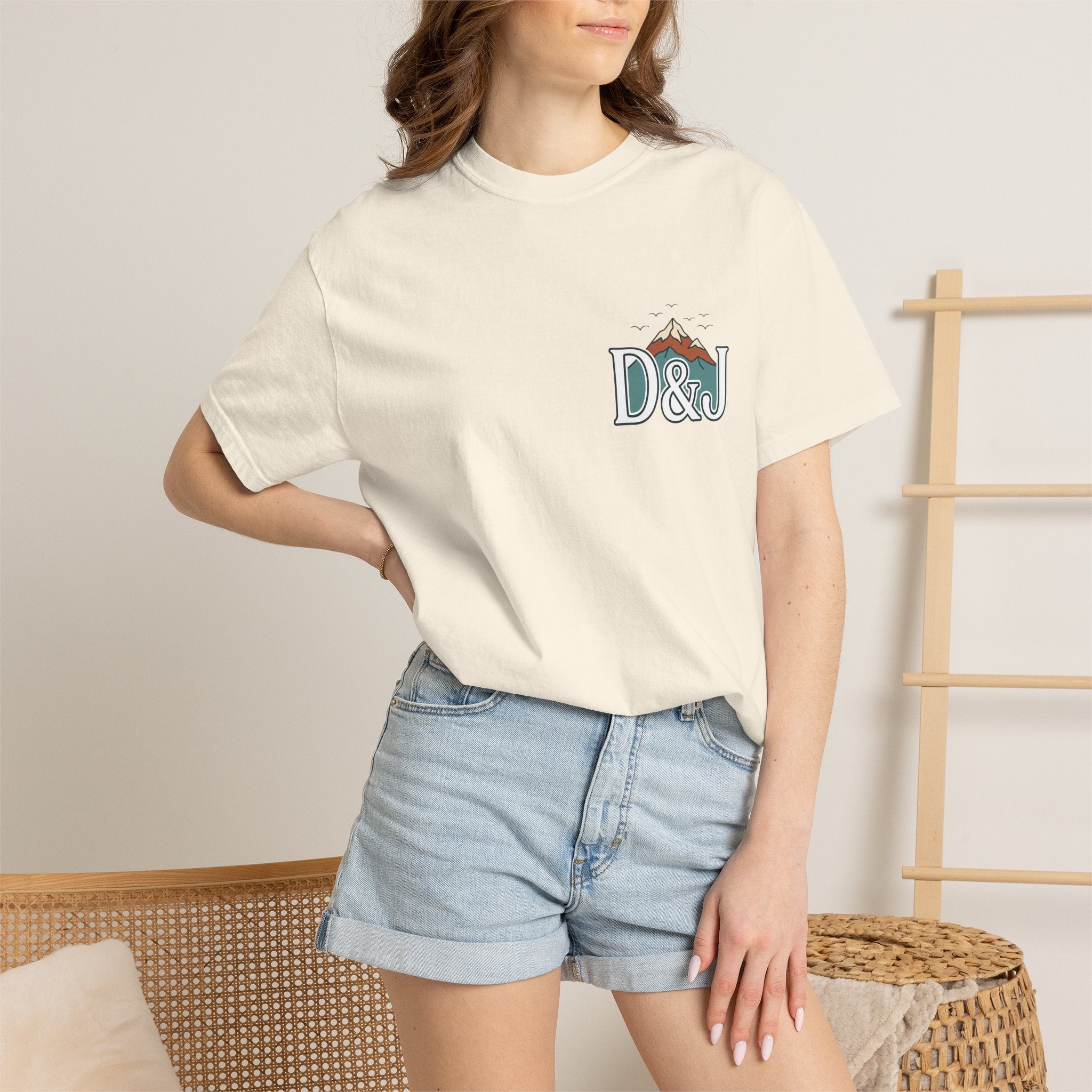 T-Shirt — 'Do Good Things and Good Things Will Happen' Mountain Waterfall Graphic