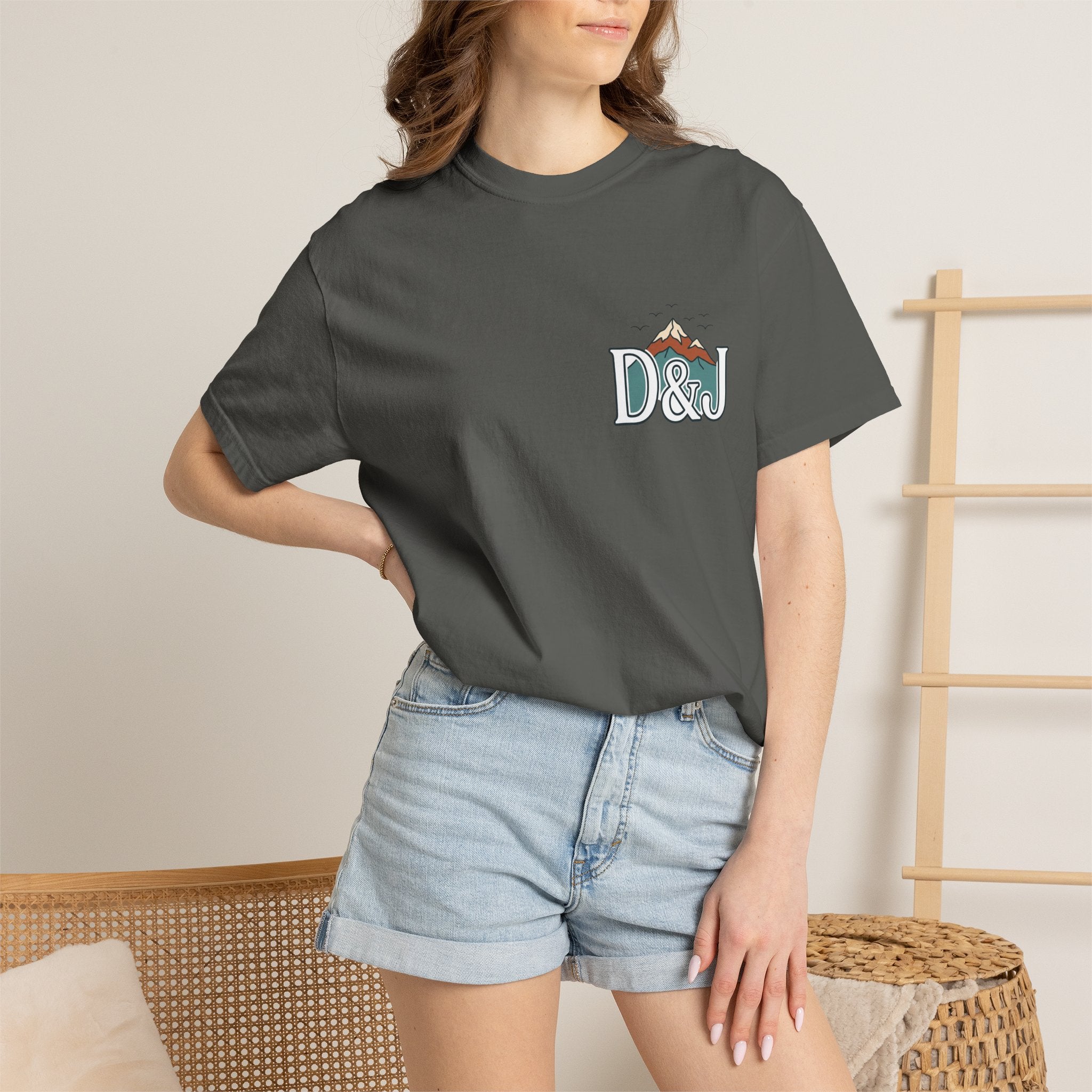 T-Shirt — 'Do Good Things and Good Things Will Happen' Mountain Waterfall Graphic