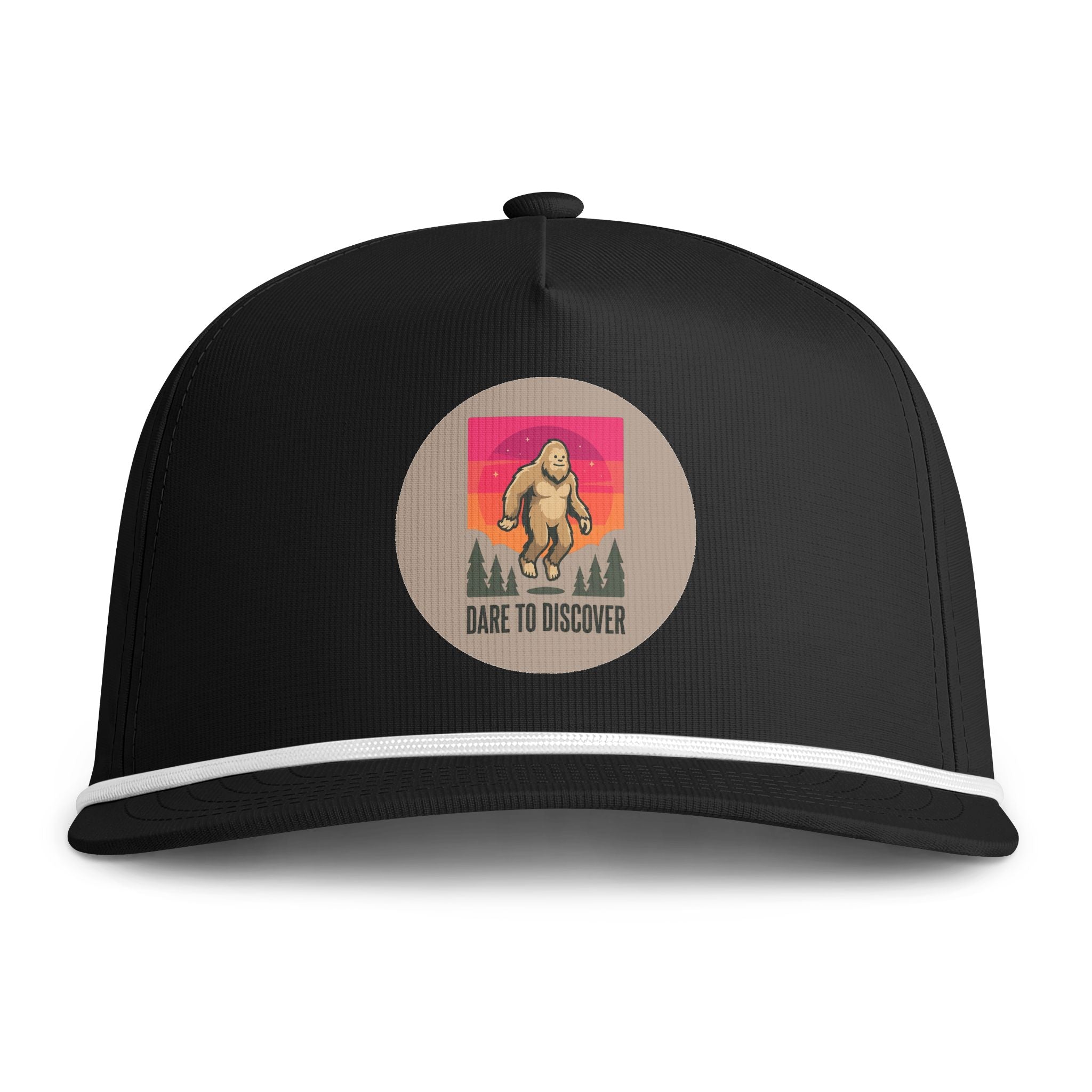 Sasquatch ‘Dare to Discover’ Sunwashed Rope Cap — Vintage Outdoor Trucker Hat