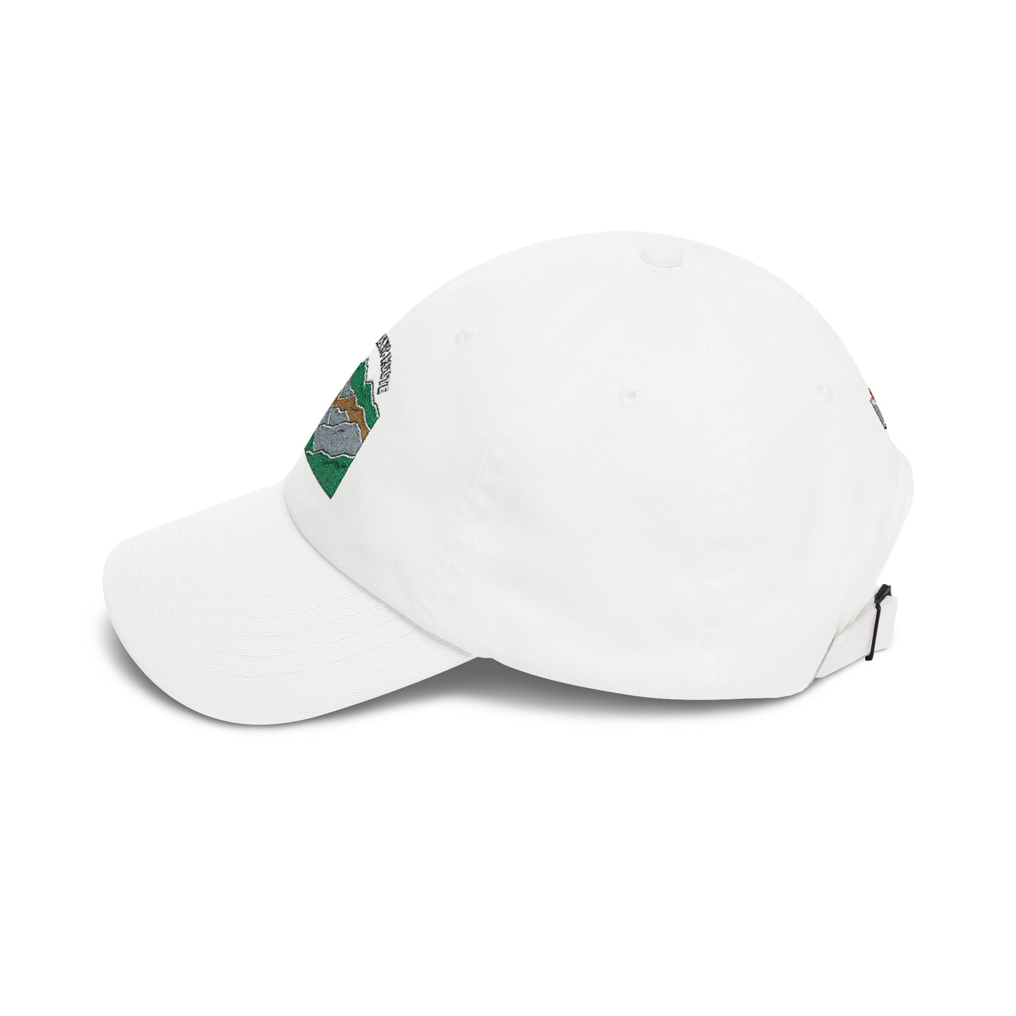 Mountain Range Embroidered Dad Cap — Outdoor Adventure Hat