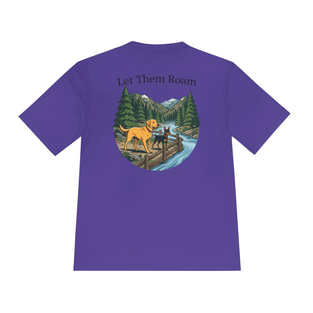 Trail Dogs Graphic Tee — Outdoor Hiking Labrador Print