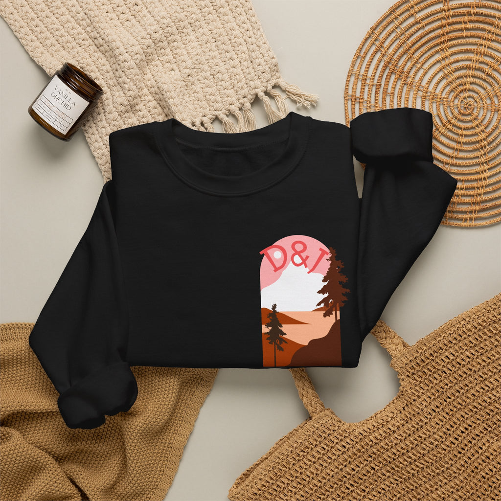 D&D Desert Sunset Crewneck Sweatshirt