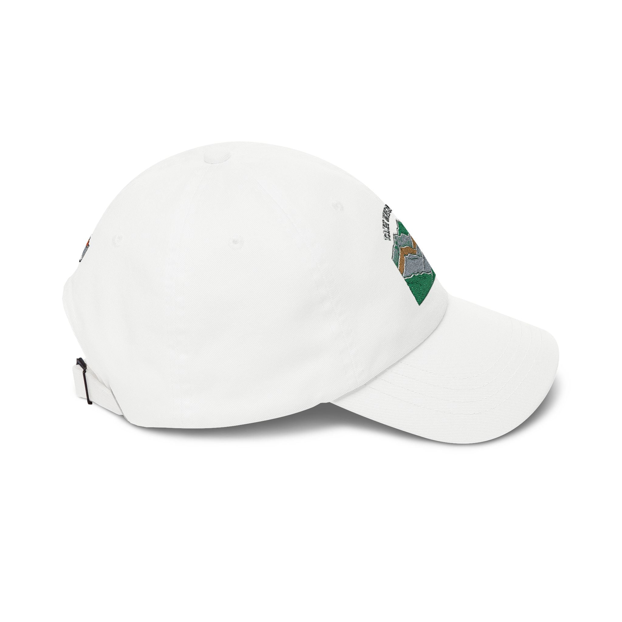 Mountain Range Embroidered Dad Cap — Outdoor Adventure Hat