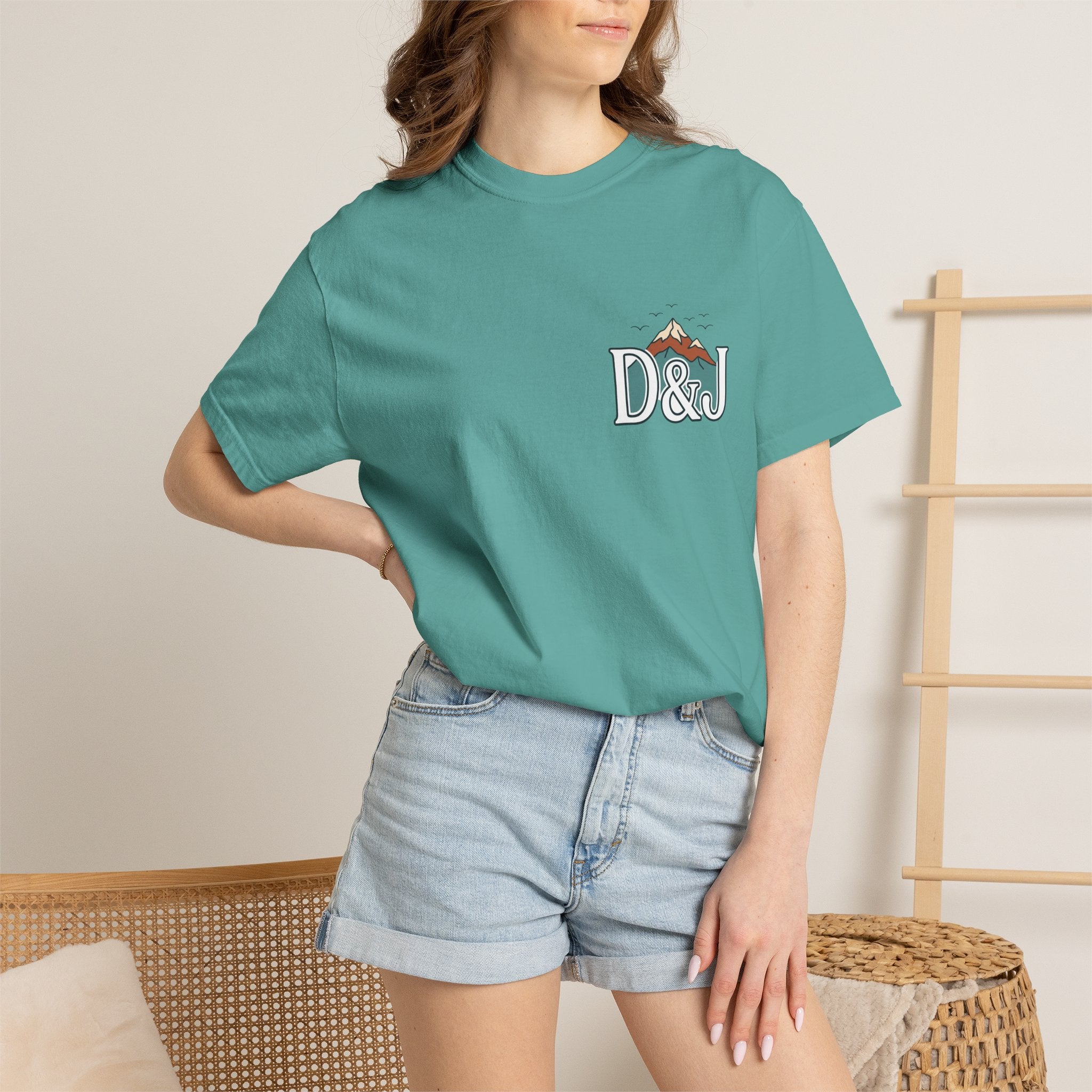 T-Shirt — 'Do Good Things and Good Things Will Happen' Mountain Waterfall Graphic