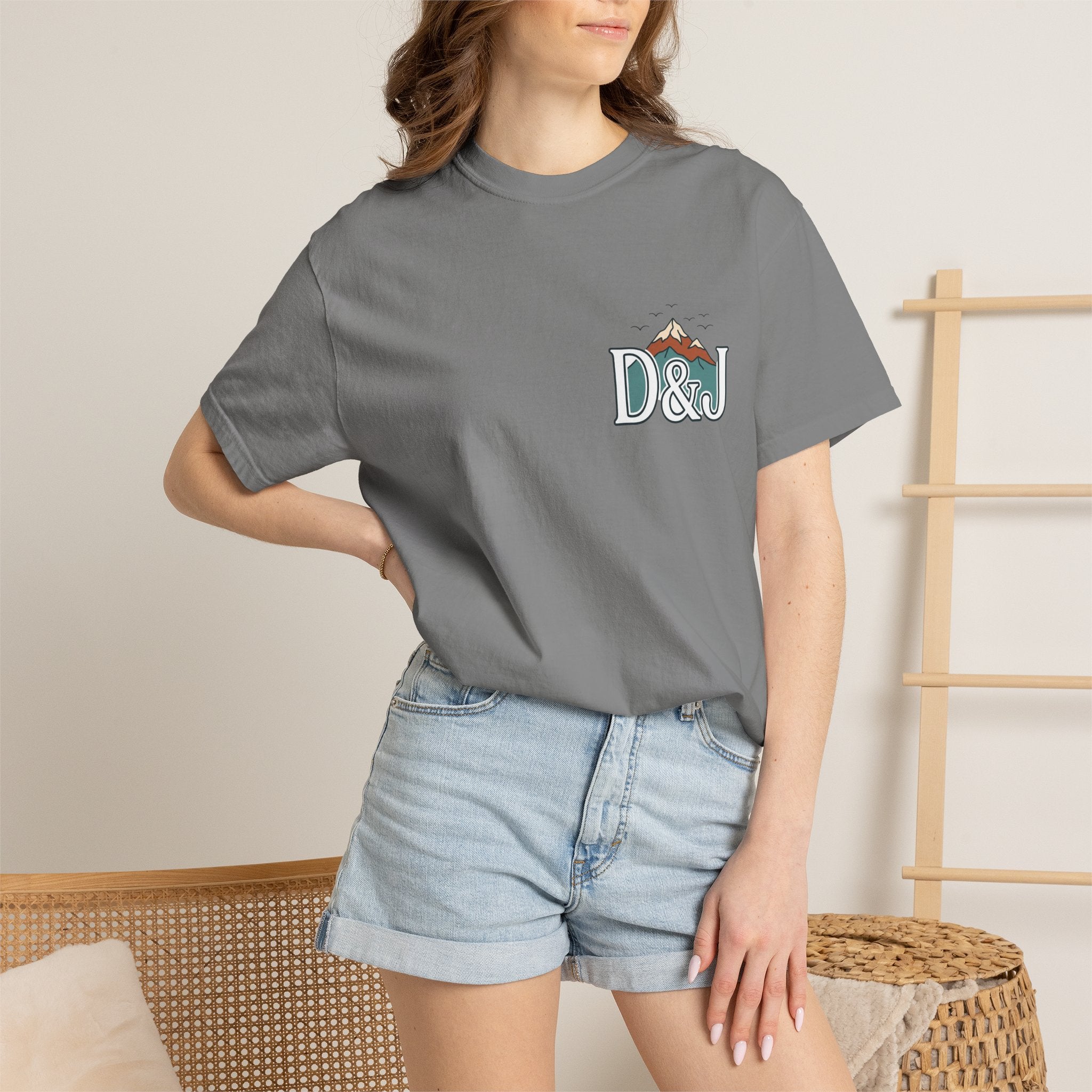 T-Shirt — 'Do Good Things and Good Things Will Happen' Mountain Waterfall Graphic