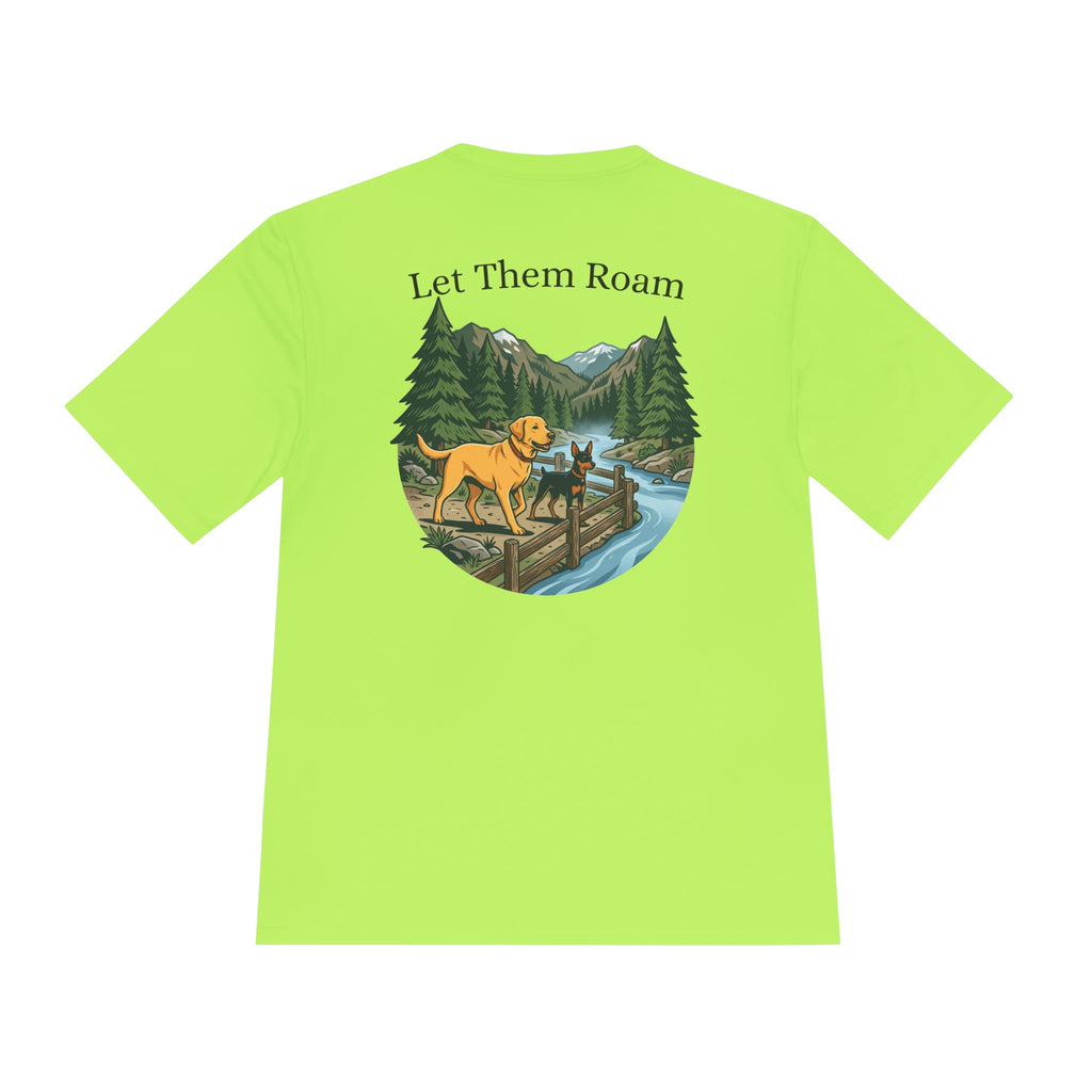 Trail Dogs Graphic Tee — Outdoor Hiking Labrador Print