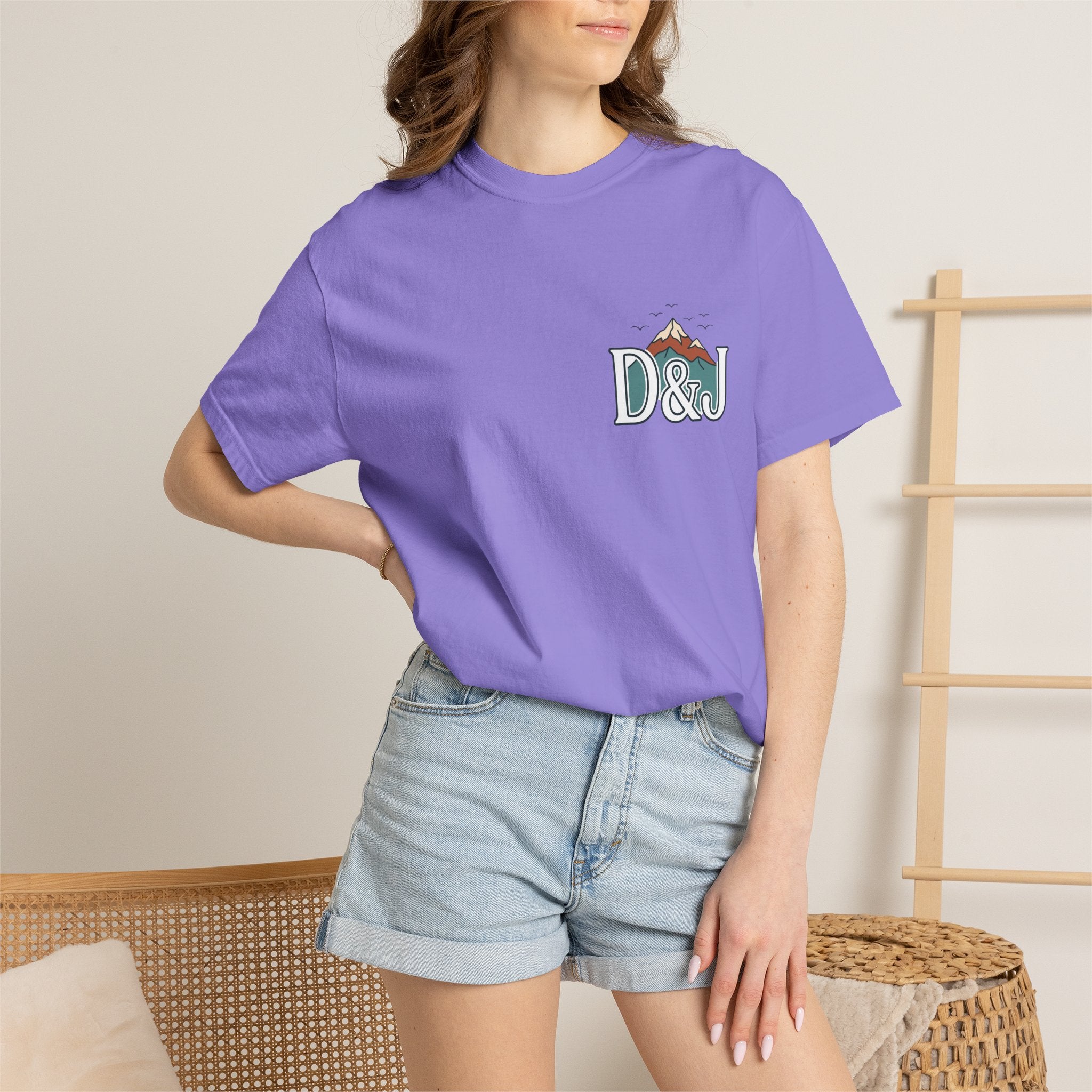 T-Shirt — 'Do Good Things and Good Things Will Happen' Mountain Waterfall Graphic