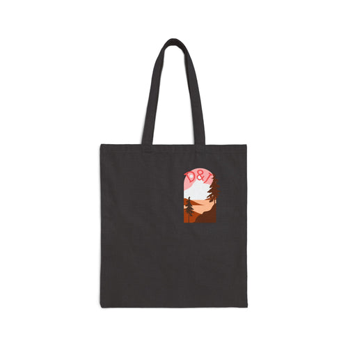 Canvas Tote Bag - Desert Sunset D&Y Graphic (Eco-Friendly Market Tote)