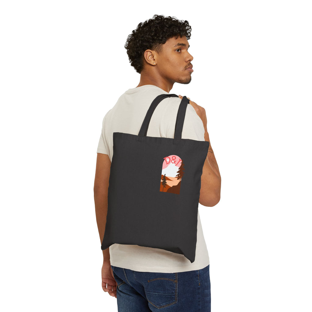 Canvas Tote Bag - Desert Sunset D&Y Graphic (Eco-Friendly Market Tote)