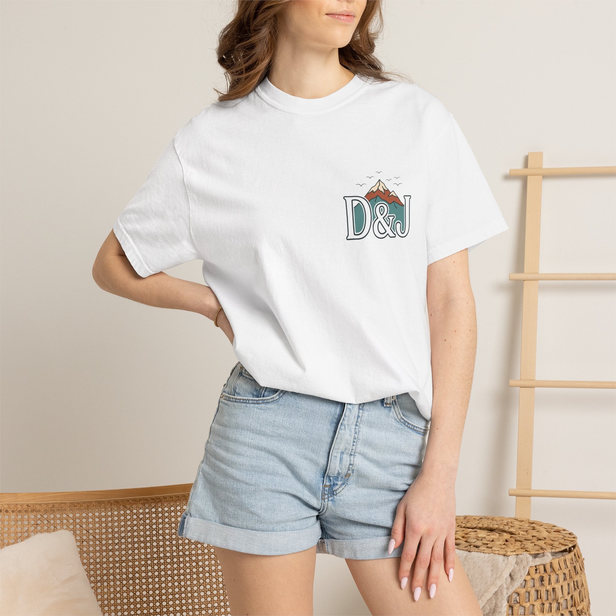 T-Shirt — 'Do Good Things and Good Things Will Happen' Mountain Waterfall Graphic
