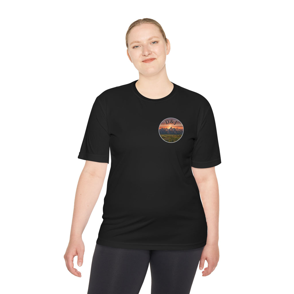 Trail Dogs Graphic Tee — Outdoor Hiking Labrador Print