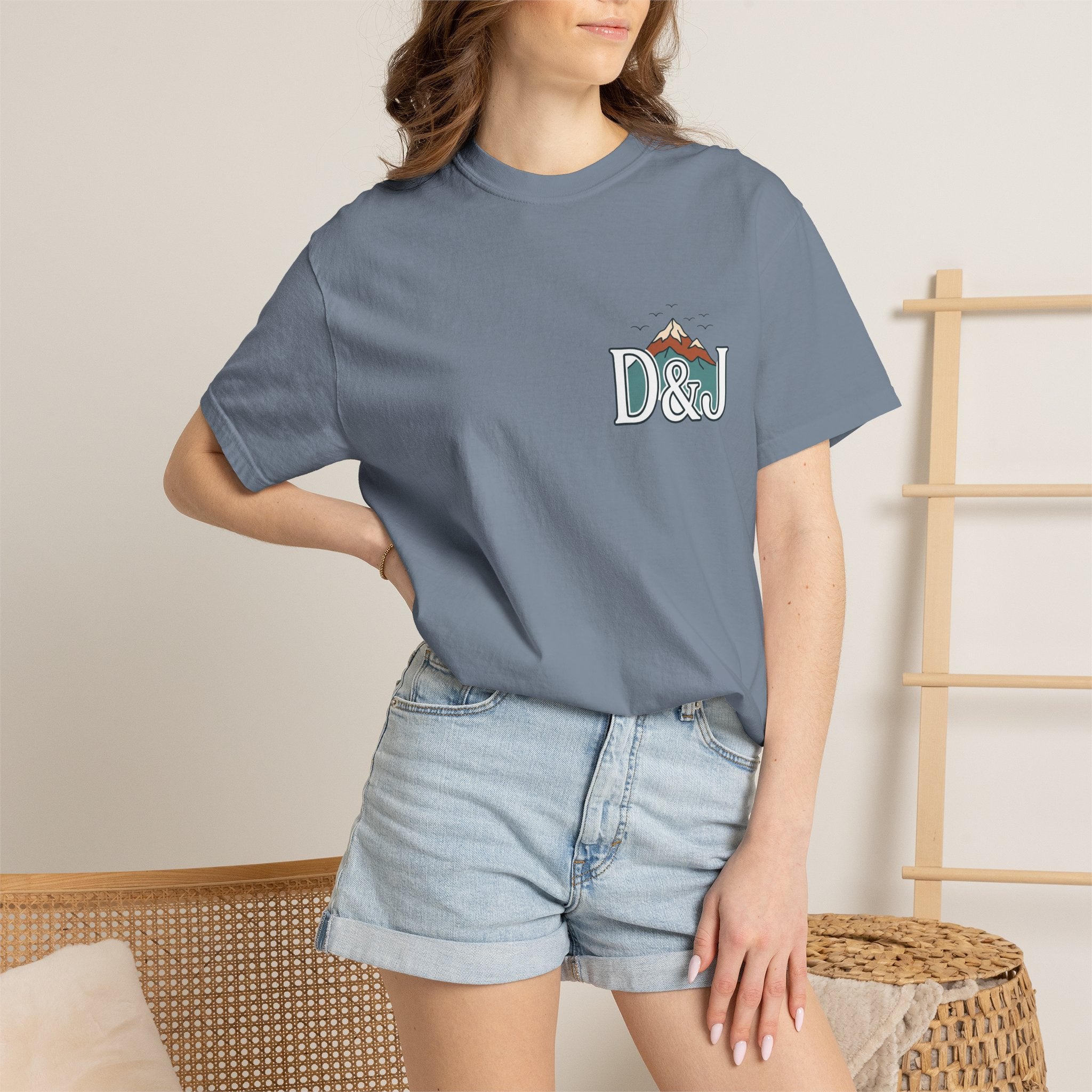 T-Shirt — 'Do Good Things and Good Things Will Happen' Mountain Waterfall Graphic