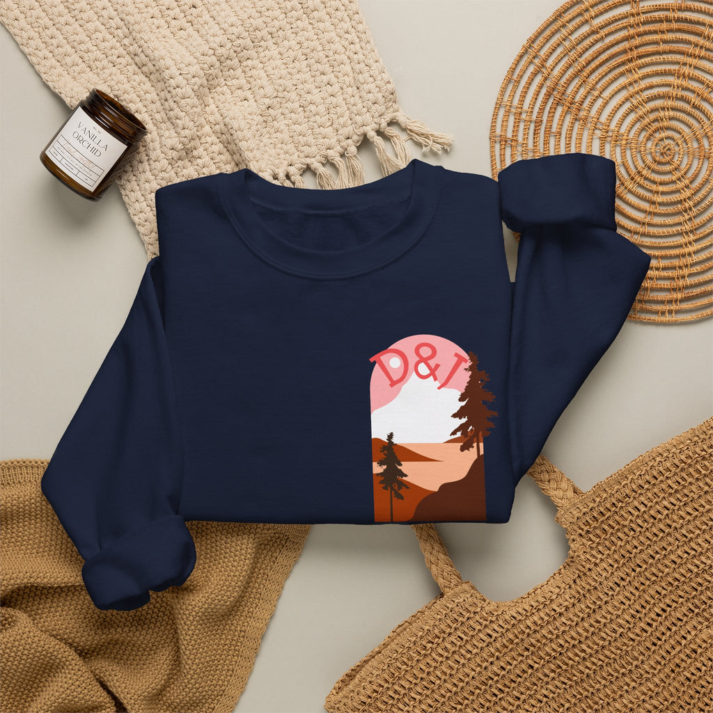 D&D Desert Sunset Crewneck Sweatshirt