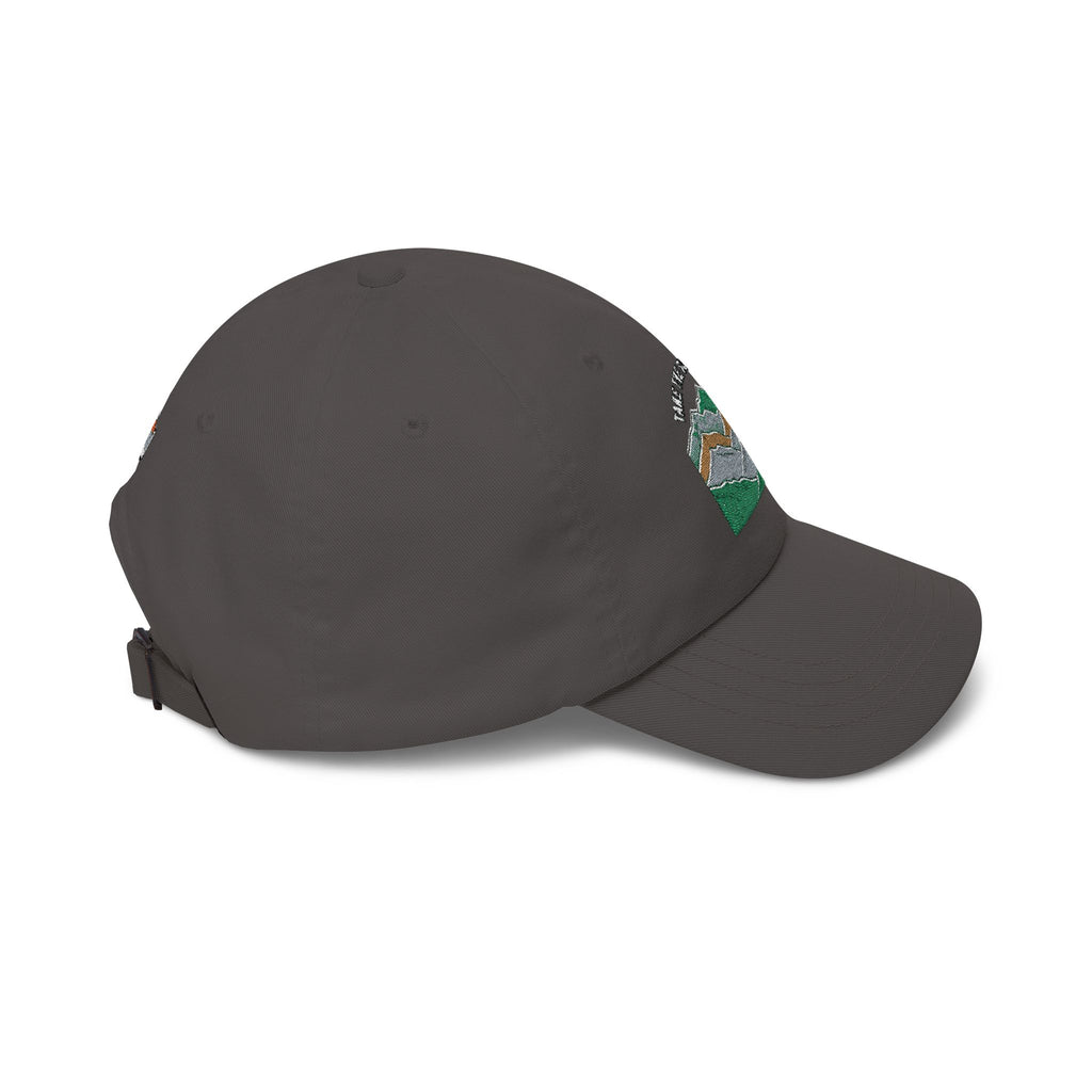 Mountain Range Embroidered Dad Cap — Outdoor Adventure Hat