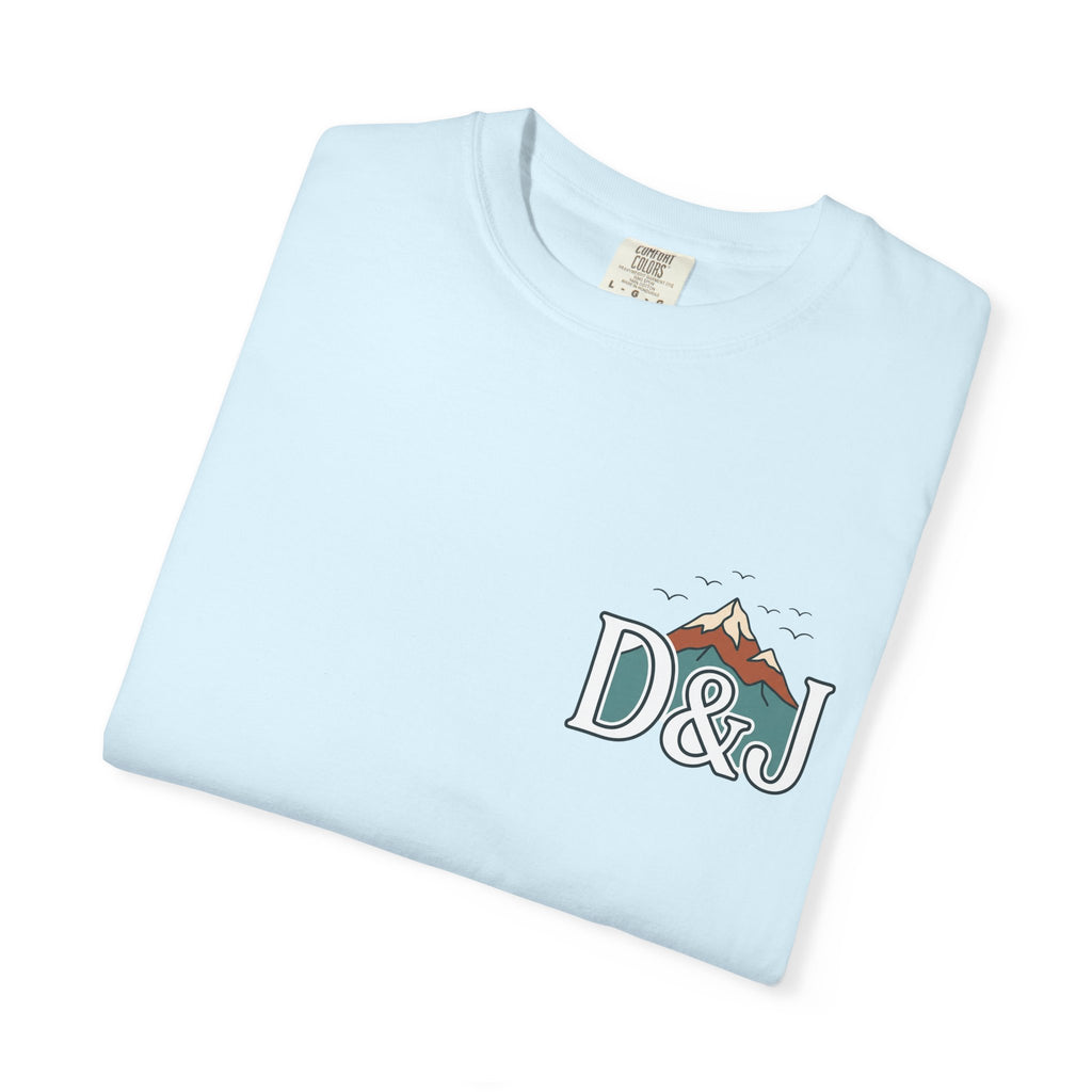 T-Shirt — 'Do Good Things and Good Things Will Happen' Mountain Waterfall Graphic