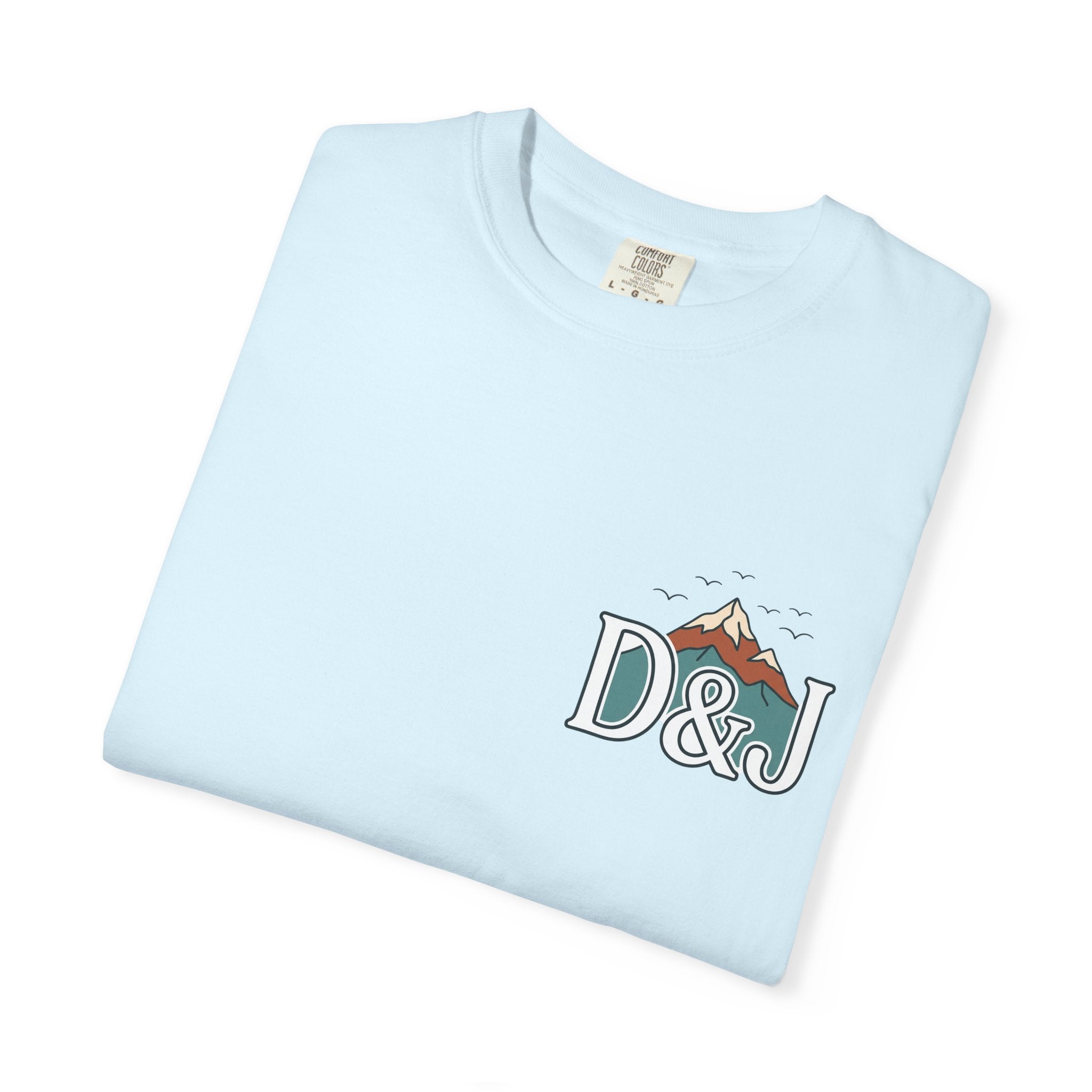 T-Shirt — 'Do Good Things and Good Things Will Happen' Mountain Waterfall Graphic