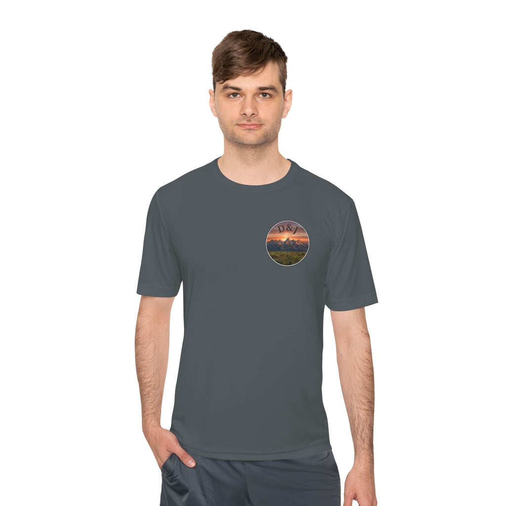 Trail Dogs Graphic Tee — Outdoor Hiking Labrador Print