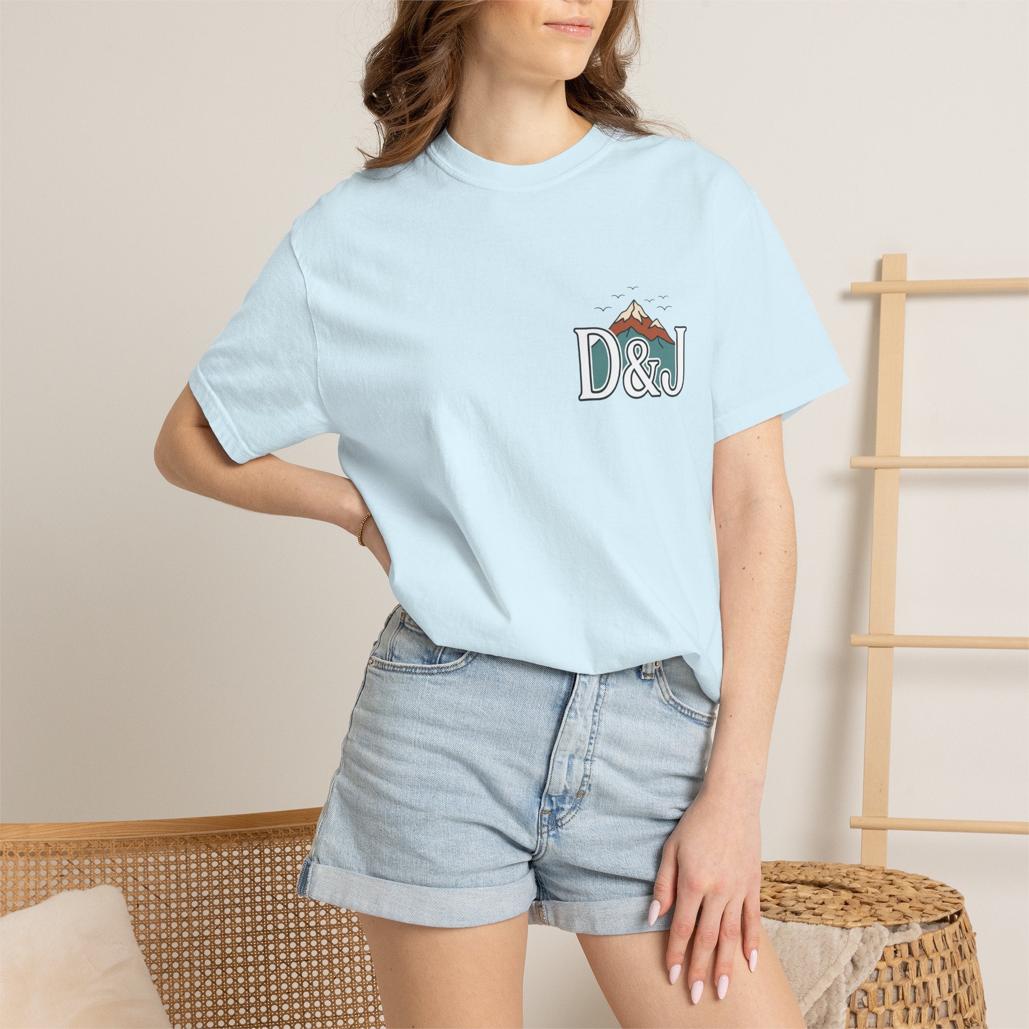 T-Shirt — 'Do Good Things and Good Things Will Happen' Mountain Waterfall Graphic