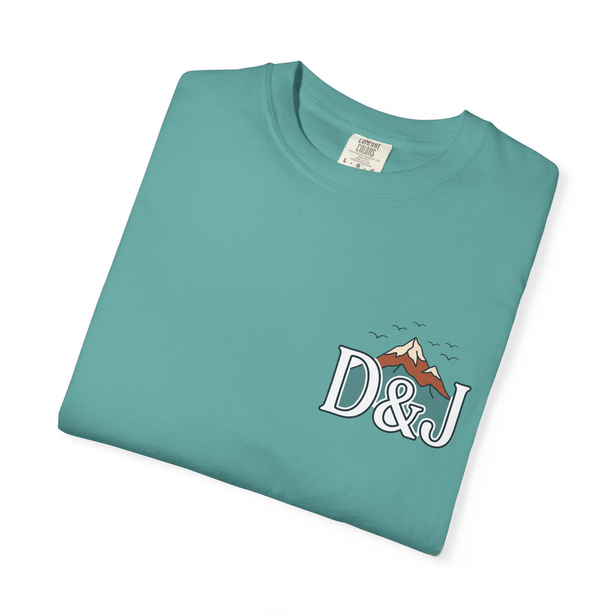 T-Shirt — 'Do Good Things and Good Things Will Happen' Mountain Waterfall Graphic