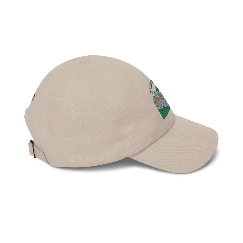 Mountain Range Embroidered Dad Cap — Outdoor Adventure Hat