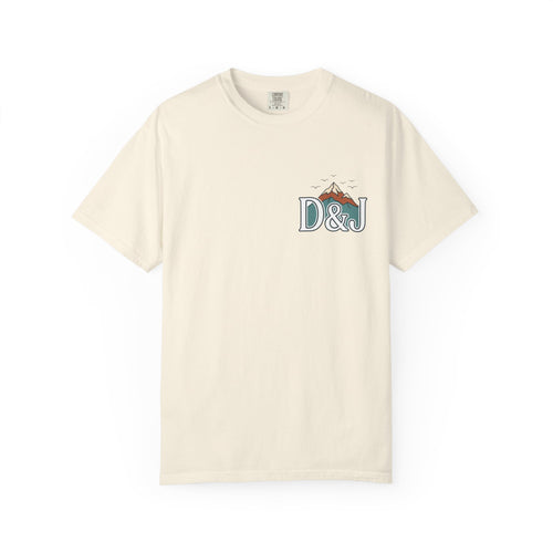 T-Shirt — 'Do Good Things and Good Things Will Happen' Mountain Waterfall Graphic