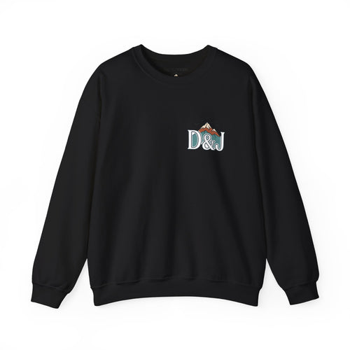 Crewneck Sweatshirt — "Earn Your View" Scenic Mountain & Beach Graphic
