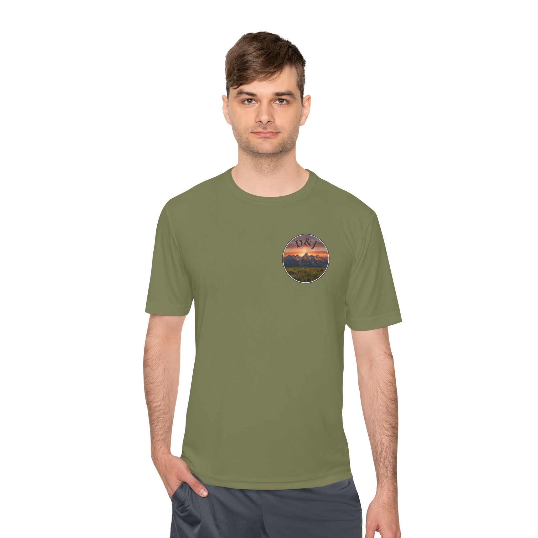 Trail Dogs Graphic Tee — Outdoor Hiking Labrador Print