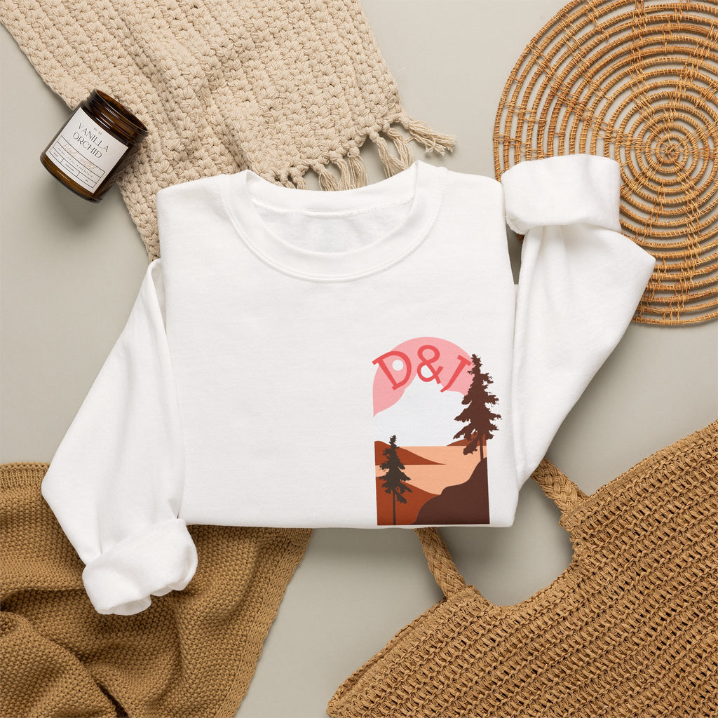 D&D Desert Sunset Crewneck Sweatshirt